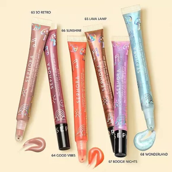 🆕 NWOB ✨ Sephora Collection Colorful Gloss Balm Feeling Groovy - 66 Sunshine - Picture 3 of 3